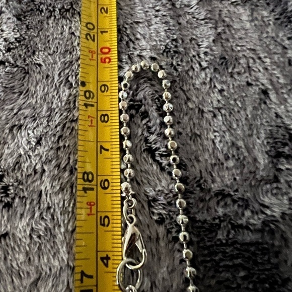 Vintage Silver Tone Handbag Necklace - Picture 3 of 4